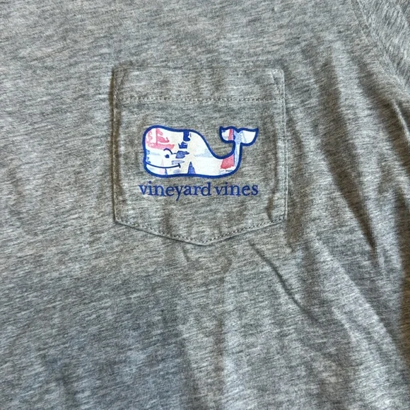 Men’s Small Vineyard Vines Long Sleeve Gray Tee - Picture 3 of 10